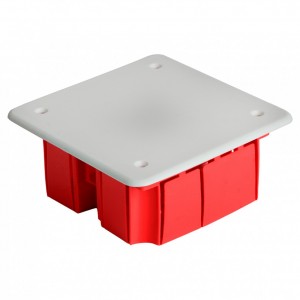 49004 Коробка монтажная STEKKER для сплошных стен с крышкой 92х92х45мм, красный EBX30-01-1-20-92 (GE41001) Коробка монтажная STEKKER для сплошных стен с крышкой 92х92х45мм, красный EBX30-01-1-20-92 (GE41001)