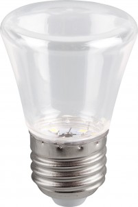 25908 Лампа светодиодная Feron LB-372 Колокольчик прозрачный E27 1W холодный свет (6400К) Лампа светодиодная Feron LB-372 Колокольчик прозрачный E27 1W холодный свет (6400К)
