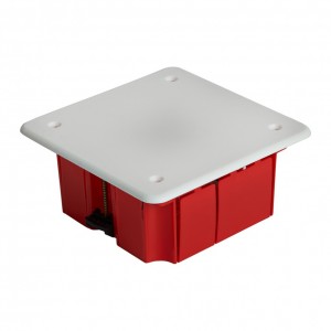 49007 Коробка монтажная STEKKER для полых стен с крышкой 92х92х45мм, красный EBX30-02-1-20-92 (GE41022) Коробка монтажная STEKKER для полых стен с крышкой 92х92х45мм, красный EBX30-02-1-20-92 (GE41022)