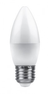 25945 Лампа светодиодная Feron Свеча E27 11W холодный свет (6400К) LB-770 Лампа светодиодная Feron Свеча E27 11W холодный свет (6400К) LB-770