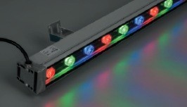 32156 Светодиодный линейный прожектор Feron LL-889 18W многоцветный (RGB) 85-265V IP65 Светодиодный линейный прожектор Feron LL-889 18W многоцветный (RGB) 85-265V IP65