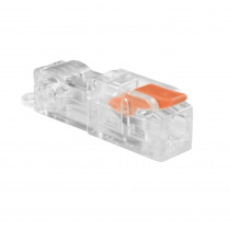 Зажим прокалывающий ответвительный STEKKER LD503-1-32 сечение 4мм2 c ответвительной клеммой LD219 на 1 выход, оранжевый, 10 шт