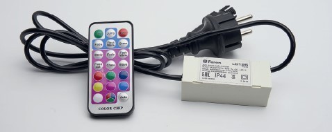 41032 Контроллер 10-50м 2W для дюралайта LED-R2W RGB со светодиодами (шнур 1м) Контроллер 10-50м 2W для дюралайта LED-R2W RGB со светодиодами (шнур 1м)