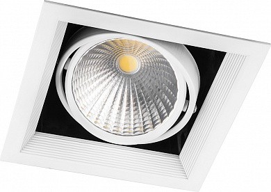 29779 Светодиодный светильник Feron AL211 карданный 1x30W дневной свет (4000К) 35 градусов ,белый Светодиодный светильник Feron AL211 карданный 1x30W дневной свет (4000К) 35 градусов ,белый