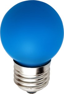 25118 Лампа светодиодная Feron, LB-37 5LED/1W 230V E27, Синий Лампа светодиодная Feron, LB-37 5LED/1W 230V E27, Синий