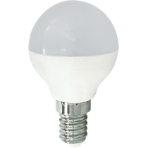 Лампа светодиодная Ecola globe   LED Premium  8,0W G45  220V E14 4000K шар (композит) 77x45