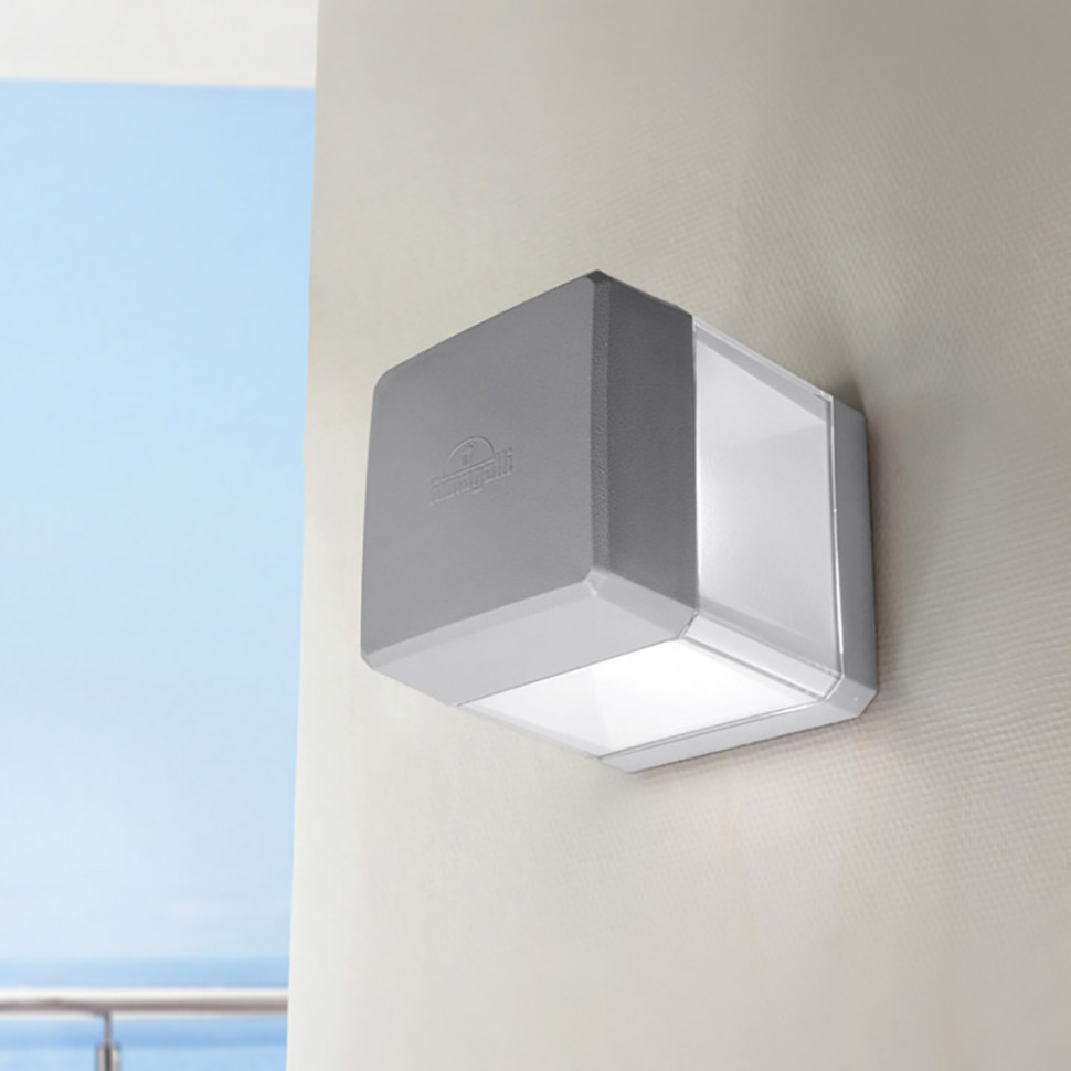 Светильник архитектурный, Fumagalli DS1.560.000.LXG1K, 3W 230V GX53 серый, артикул Fumagalli 11633