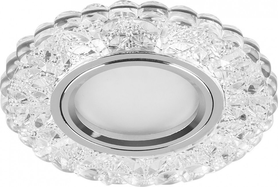 Светильник встраиваемый с белой LED подсветкой Feron CD939 потолочный MR16 G5.3 прозрачный, артикул FERON 29472