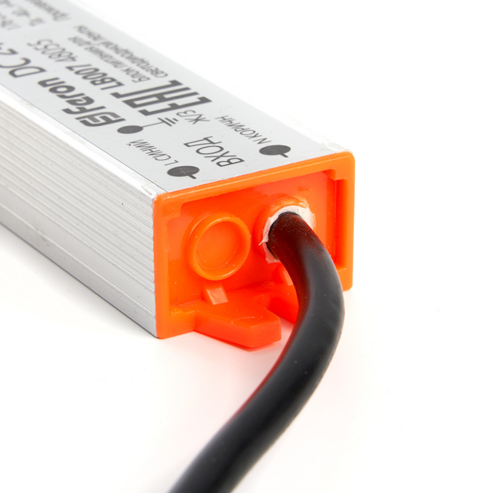 Трансформатор электронный для светодиодной ленты 40W 24V (драйвер), LB007, артикул FERON 48055