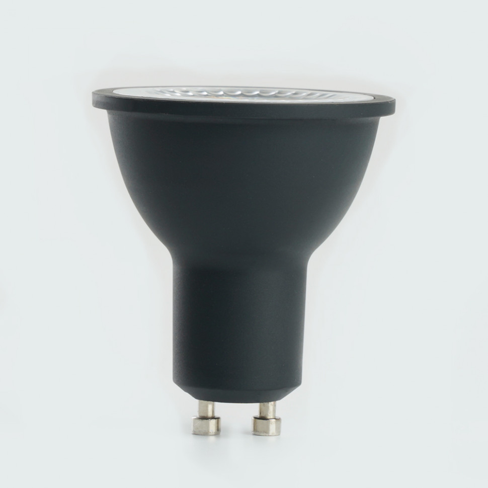 Лампа светодиодная Feron.PRO LB-1607 GU10 7W 175-265V 2700K в черном корпусе, артикул FERON 48956