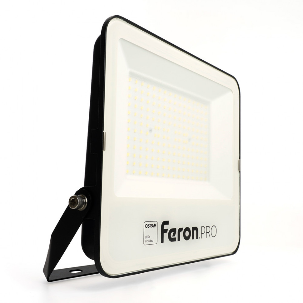 Светодиодный прожектор Feron.PRO LL-1000 IP65 200W 6400K черный, артикул FERON 51016