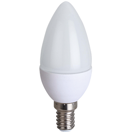 C4LW80ELC Лампа светодиодная Ecola candle   LED  8,0W 220V E14 2700K свеча (композит) 100x37 