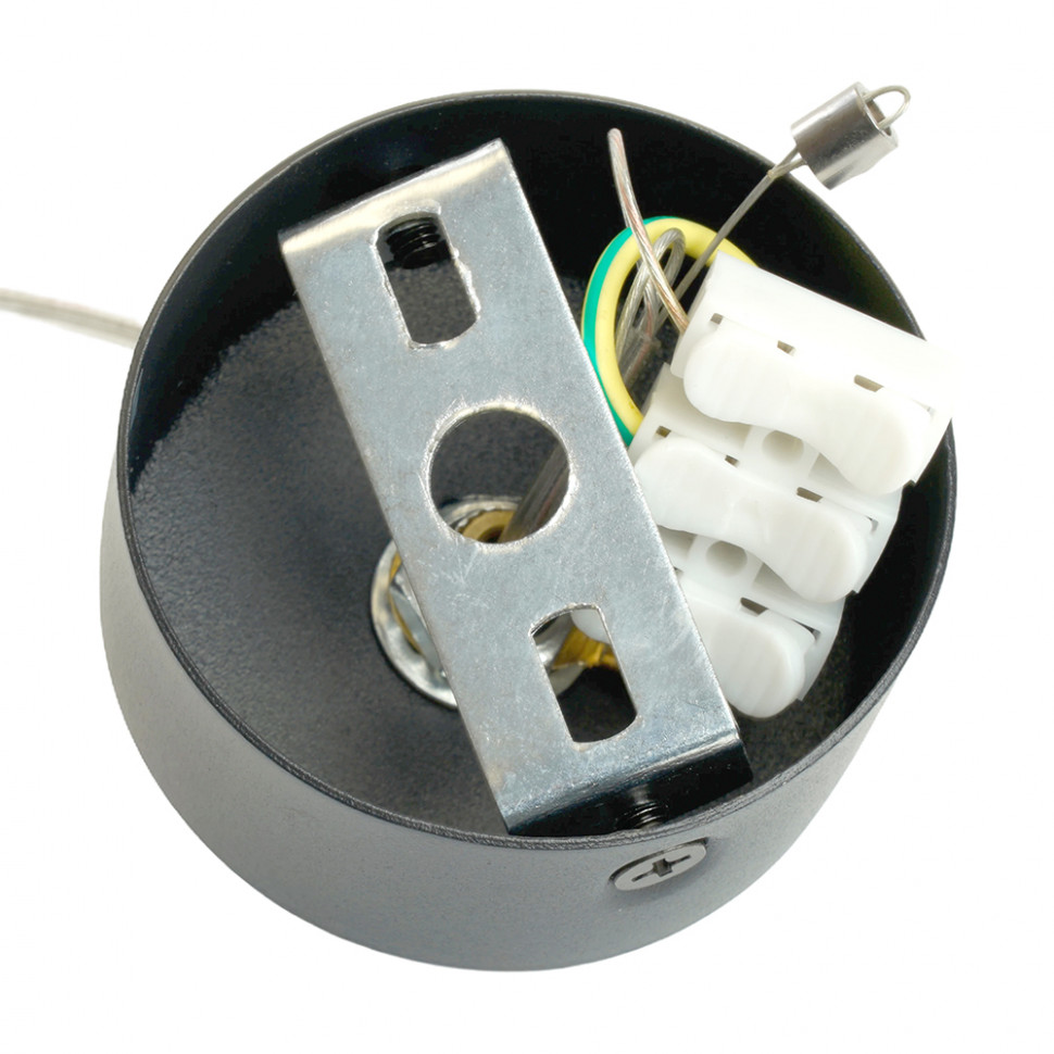Светильник потолочный Feron HL4548 HALO levitation на подвесе GX53 12W 230V, черный 85*80, артикул FERON 48749