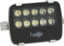 Прожектор светодиодный Feron LL-137 квадрат 10 ватт холодный белый свет (IP65)