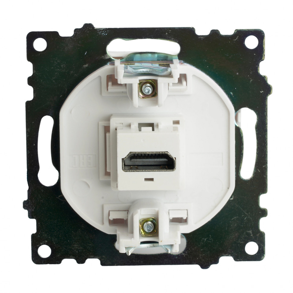 Розетка HDMI 2.1, Type A  (механизм), STEKKER GLS00-7118-01, серия Катрин, белый, артикул STEKKER 50058
