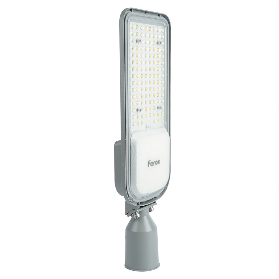 Светодиодный уличный консольный светильник Feron SP3050 80W 4000K 230V, серый, артикул FERON 41267