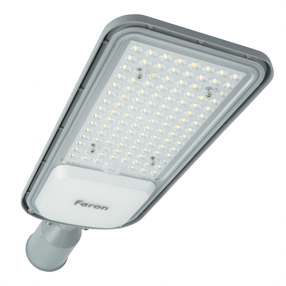 Светодиодный уличный консольный светильник Feron SP3050 80W 4000K 230V, серый, артикул FERON 41267