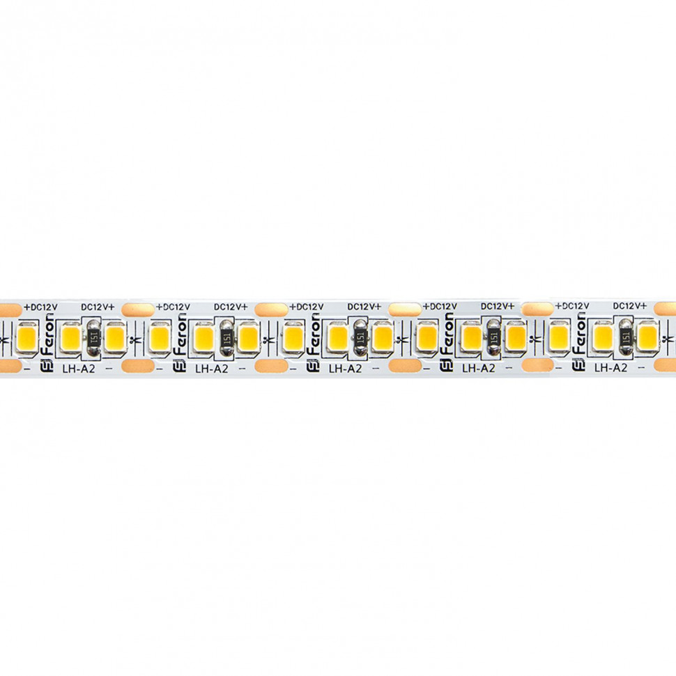 Светодиодная LED лента Feron LS616, 180SMD(2835)/m 17W/m 12V 5m 3000К, артикул FERON 41279