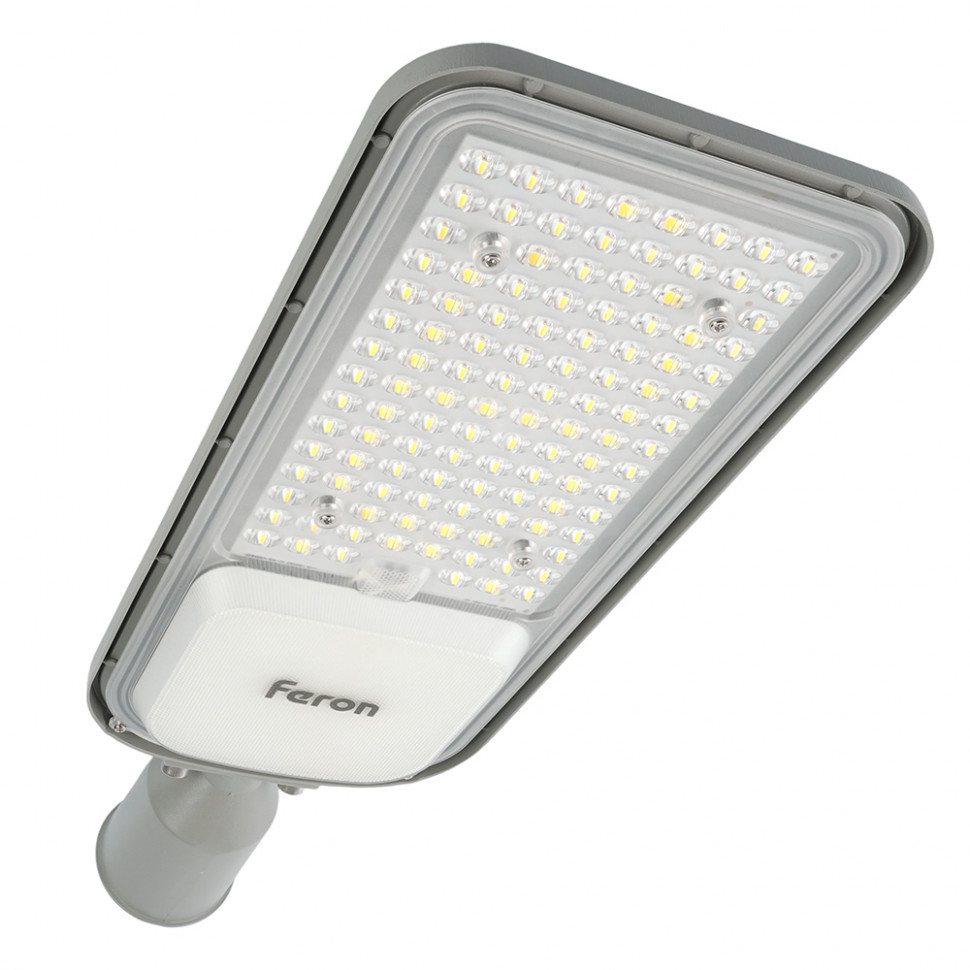 Светодиодный уличный консольный светильник Feron SP3050 100W 5000K 230V, серый, артикул FERON 41268