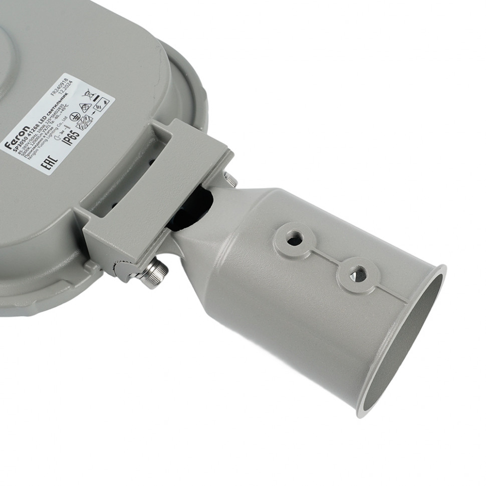 Светодиодный уличный консольный светильник Feron SP3050 100W 5000K 230V, серый, артикул FERON 41268