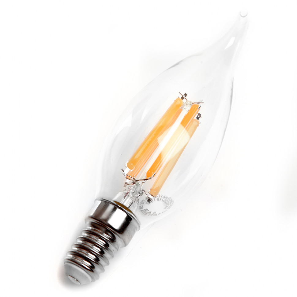 Лампа светодиодная Feron LB-718 Свеча на ветру E14 15W 230V 4000K, артикул FERON 38263