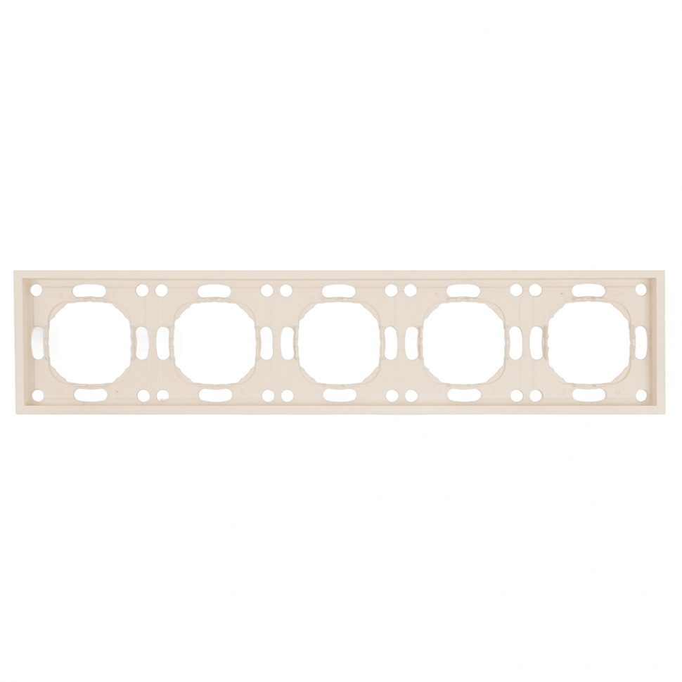 Рамка STEKKER, PFR00-5005-08 5-местная, серия Эмили, кашемир, soft touch, артикул STEKKER 49914