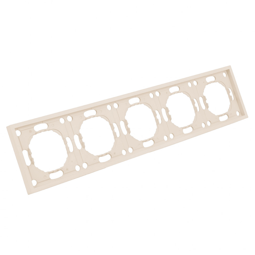 Рамка STEKKER, PFR00-5005-08 5-местная, серия Эмили, кашемир, soft touch, артикул STEKKER 49914