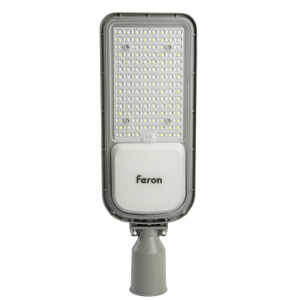 Светодиодный уличный консольный светильник Feron SP3050 100W 4000K 230V, серый