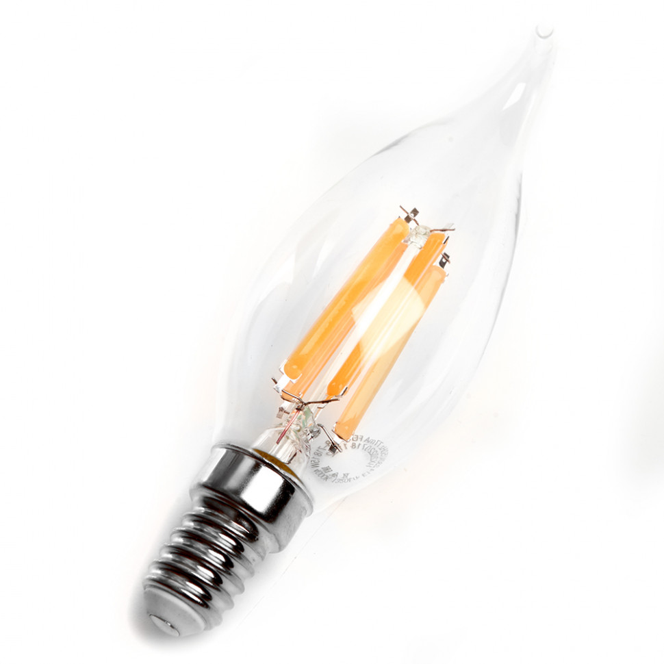 Лампа светодиодная Feron LB-718 Свеча на ветру E14 15W 230V 6400K, артикул FERON 38264
