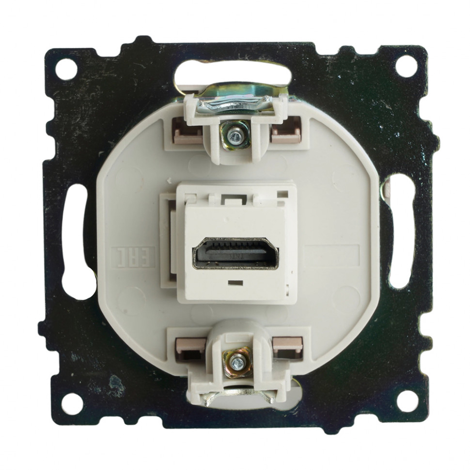 Розетка HDMI 2.1, Type A  (механизм), STEKKER GLS00-7118-02, серия Катрин, шампань, артикул STEKKER 50063