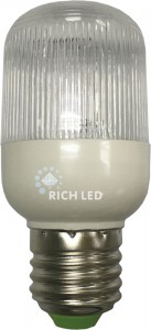 RL-BL-E27ST-W Лампа для Белт-лайта Е27, 1 Вт, d=45 мм, СТРОБ белая Rich LED 