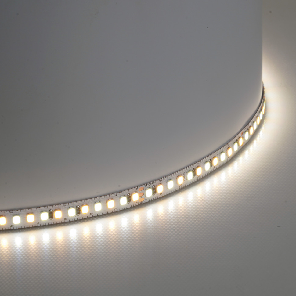 Лента светодиодная 192SMD(2835)/м 16Вт/м 24V 5000*8*1.44мм 3000К+6500K, IP20, LS504, артикул FERON 51835