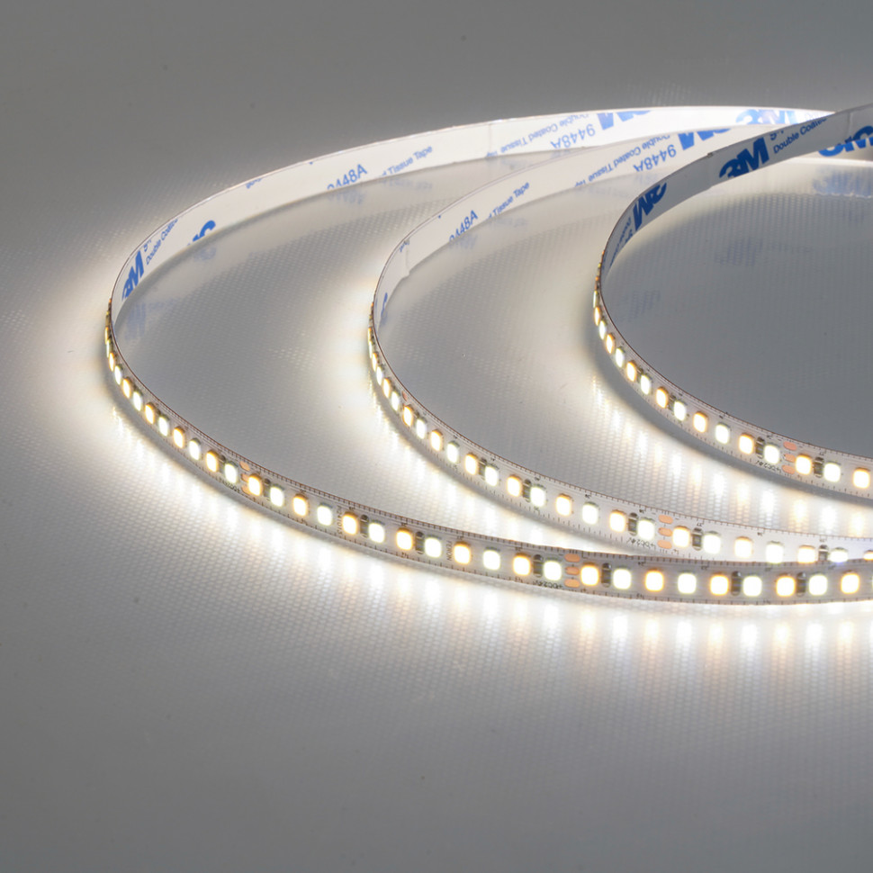 Лента светодиодная 192SMD(2835)/м 16Вт/м 24V 5000*8*1.44мм 3000К+6500K, IP20, LS504, артикул FERON 51835