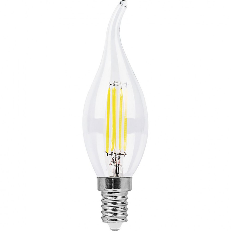 Лампа светодиодная Feron LB-67 Свеча на ветру E14 7W 230V 2700K, артикул FERON 25727
