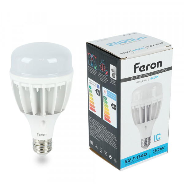 Лампа светодиодная Feron LB-65 E27-E40 30W 175-265V 6400K