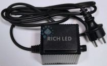 Трансформатор 220/24 В 1.5 м для ДРЕДОВ соединяемых,50 Вт, черный Rich LED