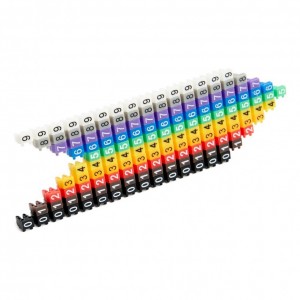 49397 Кабель-маркеры наборные 0-9 STEKKER CBMR-MKN25 для провода сечением 2,5мм разноцветный, 100шт. Кабель-маркеры наборные 0-9 STEKKER CBMR-MKN25 для провода сечением 2,5мм разноцветный, 100шт.