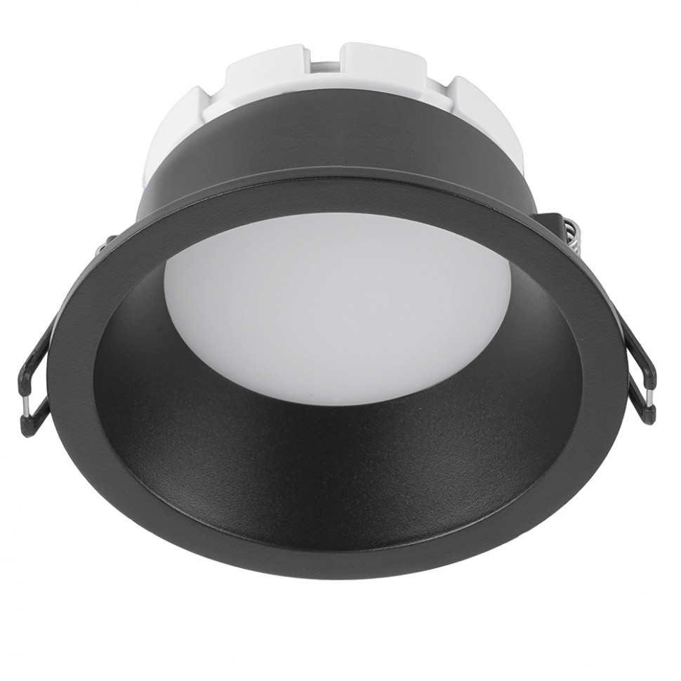Светильник потолочный встраиваемый, 15W 230V GX53, черный, круг, без лампы, DL512, артикул FERON 53306