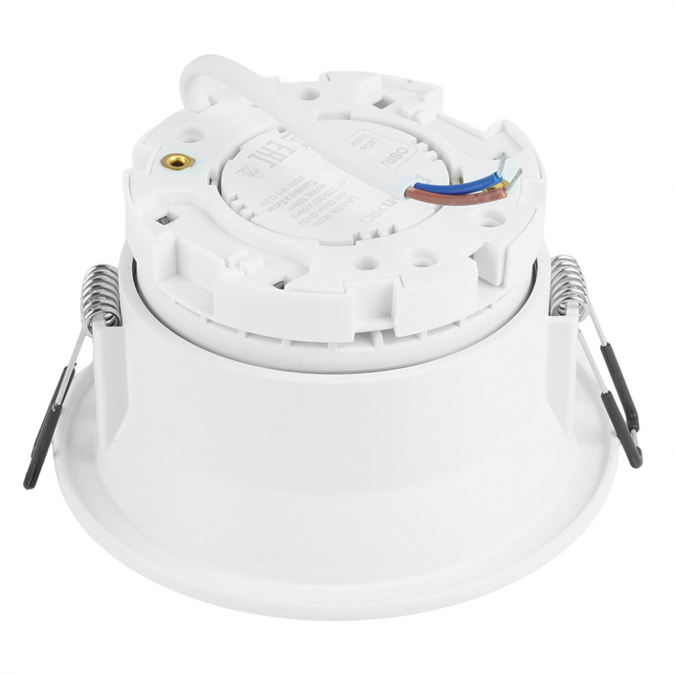 Светильник потолочный встраиваемый, 15W 230V GX53, белый, круг, без лампы, DL512, артикул FERON 53305