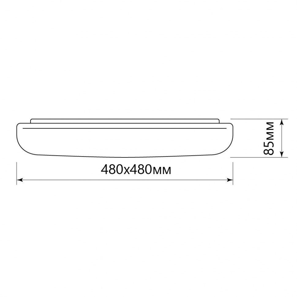 Светодиодный управляемый светильник накладной Feron AL5540 ROSE тарелка 90W 3000К-6500K квадратный, артикул FERON 41142