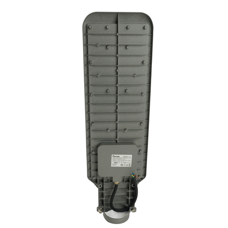 Светодиодный уличный консольный светильник Feron SP3022 100W 5000K 230V, серый, артикул FERON 48965