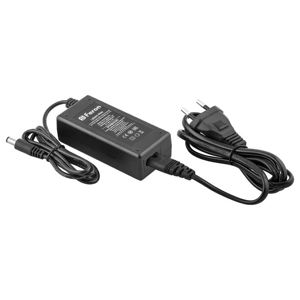 Трансформатор электронный для светодиодной ленты 60W 12V (драйвер), LB005 FERON, артикул FERON 21490