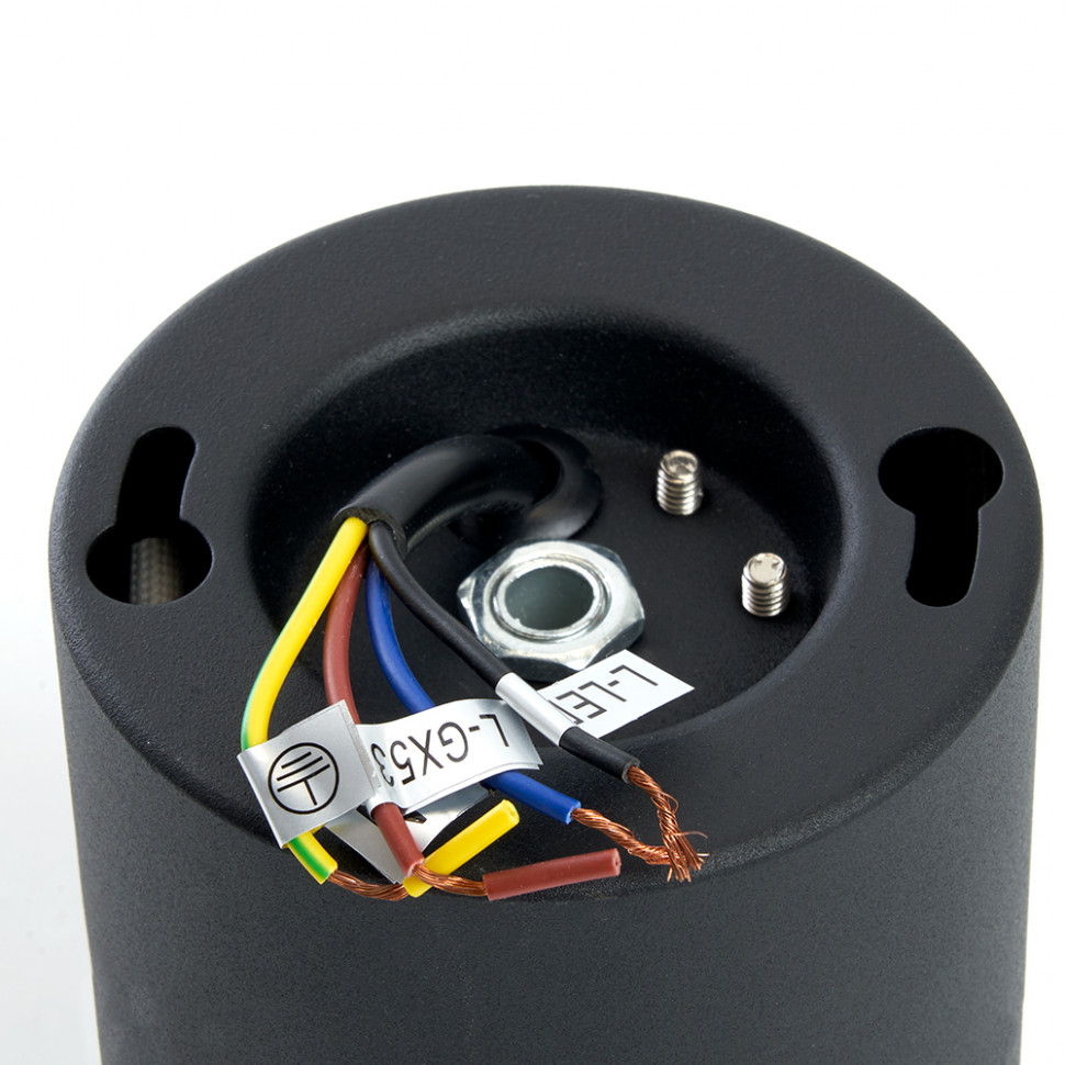 Светильник потолочный Feron HL349 12W, 230V, GX53 и подсветка 1W, 4000K, черный, артикул FERON 41460