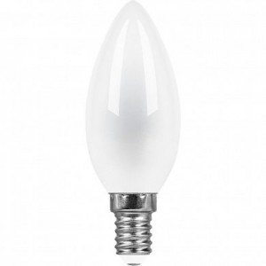 25955 Лампа светодиодная Feron LB-73 Свеча E14 9W теплый свет (2700К) матовый Лампа светодиодная Feron LB-73 Свеча E14 9W теплый свет (2700К) матовый