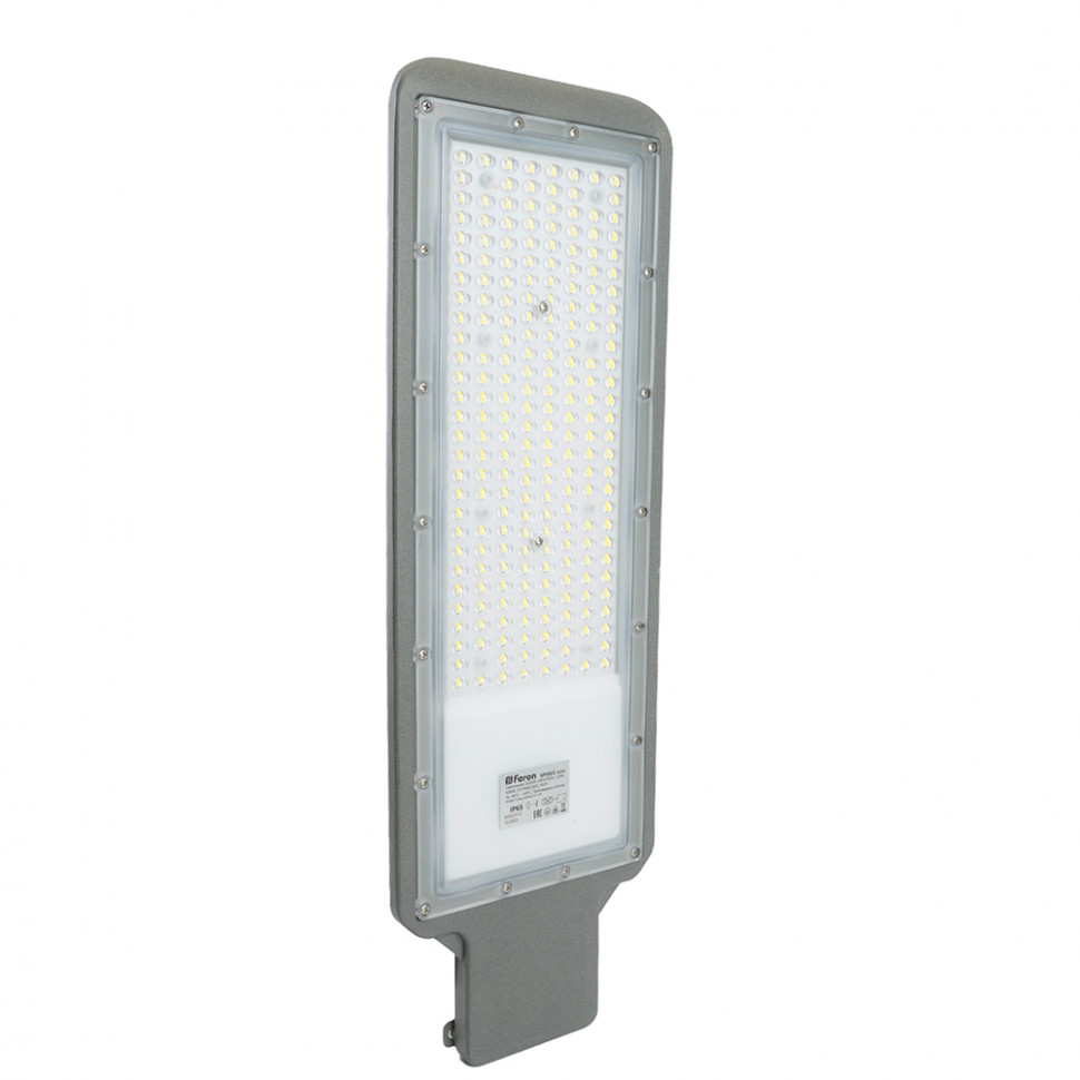 Светодиодный уличный консольный светильник Feron SP3023 120W 5000K 230V, серый, артикул FERON 48966