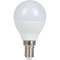 Лампа светодиодная Ecola globe   LED  7,0W G45  220V E14 6500K шар (композит) 82x45
