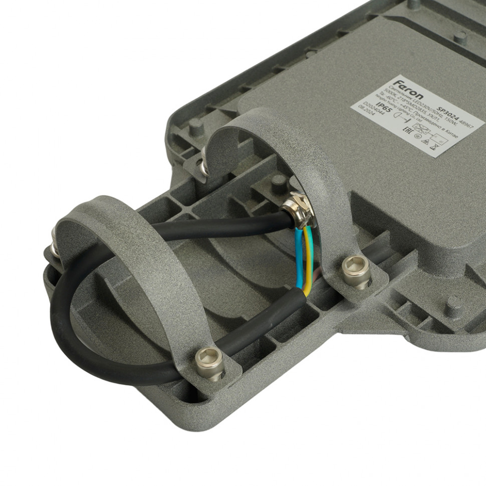 Светодиодный уличный консольный светильник Feron SP3024 150W 5000K 230V, серый, артикул FERON 48967