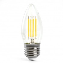 Лампа светодиодная Feron LB-66 свеча С35 E27 7W холодный свет (6400K)
