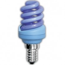 Цветная энергосберегающая лампа Ecola Spiral Color 12W 220V E14 Blue Синий 95x43