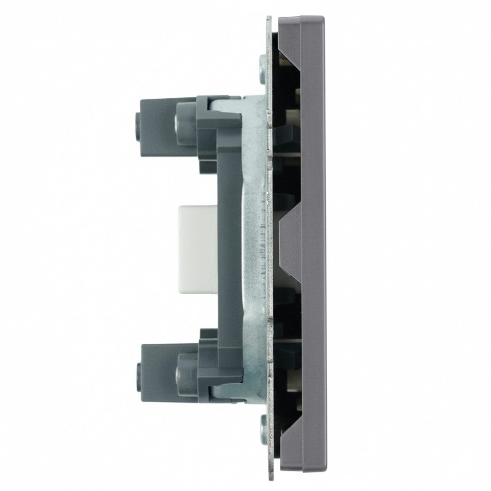 Розетка HDMI 2.0 Type A (механизм), серия Эмили, STEKKER, RST00-5118-10, платиново-серый, soft touch, артикул STEKKER 50170